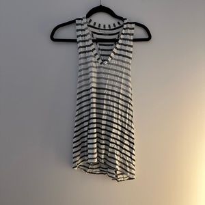 Beyond Yoga Bring It Ombré Striped Racerback Tank, size: M